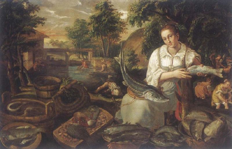 CAMPI, Vincenzo The Fischverkauferin